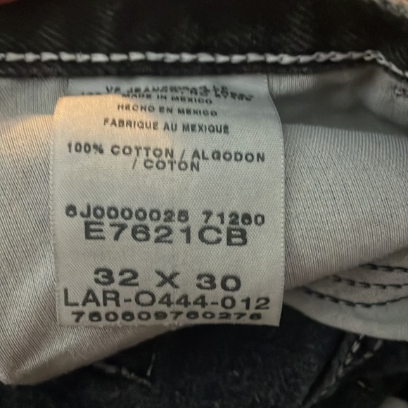 Black Straight leg Rustler Jeans - Picture 4 of 4